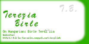 terezia birle business card